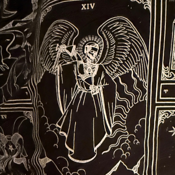 Killstar Black and White Tarot Camisole - Picture 8 of 11